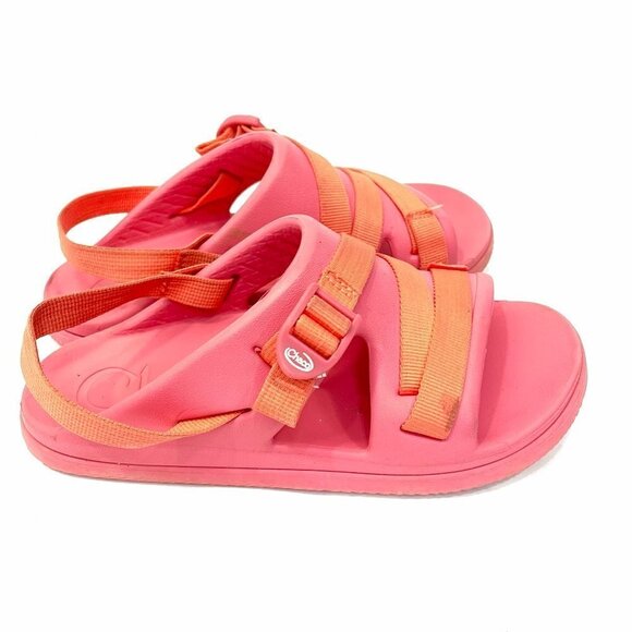 Chaco Chillos Sport Sandals Kids Junor‎ Size 4 Pink - Picture 3 of 6